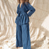 Linen Women Pajama Robe