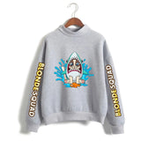 Fashion Print Turtleneck Long Sleeve
