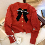 Sweater Jacket Women's Autumn And Winter 2023 New Style Design Feel Minority Foreign Style Loose Lazy Style Sweater-Outfit