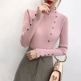 Fongt Sweater Women's Autumn And Winter New Knitted Shirt Thick Long Sleeves To Put On The Bottom