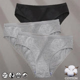Panties Jacquard Design Pattern Women Panties Underwear Sexy Female Lingerie Briefs Solid Color Intimate Pantys for