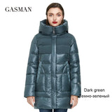 2022 Women's winter jacket new long warm beige down parka coat Women fashion collection outwear Female elegant jacket