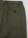 Pocket Patched Straight Cargo Jeans-Outfit