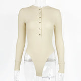 New Women's Clothing Sexy Bottom Cotton Blouse Ribs Long-Sleeved Head-On Women In