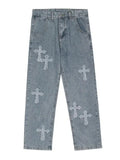 men's vintage jeans with cross