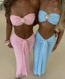 Large Number Of GY26049 Lace Getaway Seaside Leisure Swimsuit Two