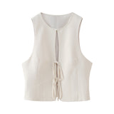 New Lace-Up Waistcoat 4749772 Straight Skirt 5427436 Suit-Outfit