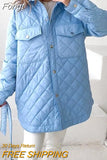 Pockets Patchwork Button Women Outwear Streetwear Lady Casual Loose Long Sleeve Coat Lapel Solid Autumn Winter