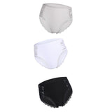 Hot Sale Cotton Panties Comfot Seamless High Waist Women's Panties Solid Lace Briefs Underwear Sexy Plus Size