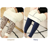Winter Warm Pants Women 2 Pcs Velvet Thick Legging High Waist Push Up Elastic Sports Pants Warmth Lamb Wool