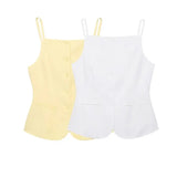 Fongt Women's Explosive Buckle Vest Top + Shorts Set