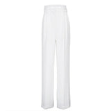 Fongt Spring 2023 New Commuter High Waist Loose Klein Blue Casual Pants And Women's Trousers-Outfit