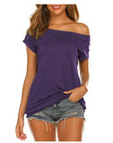 Elegant Style Off-shoulder Casual Women Sexy