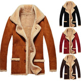 Fongt Autumn And Winter Burst Single Fur One Thick Coat Imitation Leather Velvet Men Coat Jacket