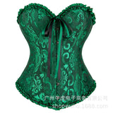 Lady Bouquet Top Sexy Belly Shaping Suit-Outfit