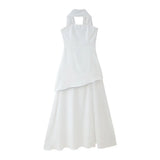 Fongt Summer New Design Sense Niche Fashion Slim Slim Dress