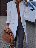 Fongt And Winter 2025 New Multi-Color Multi-Code Jacket Collar Long Coat Woman