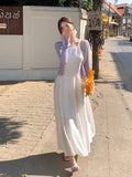 Fongt Special Price Does Not Return] Xixi Summer New Sling Dress Round Collar Pure Lust Dress 88232