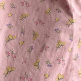 Floral Print Dress Sweet Square Neck Puff Sleeve Side Spilt Drawstring Maxi Dresses for Women Party Chic Casual