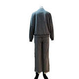 Fongt 20232 New Solid Color Zip Loose Hoodie Casual Versatile Trouser Suit-Outfit