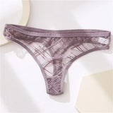 Women's Underwear Panties Transparent Cotton Sexy Thong Soft Low-waist G-String Breathable Comfortable Fashion