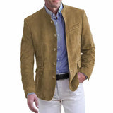 Fongt Autumn And Winter Men's Casual Suit Jacket Men's Corduroy Retro Suit Top