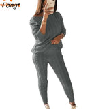 and Winter 2023 Women's Clothing Solid Color Suit Sweater Thick Sweaters Long Sleeve Top Winter Clothes Women