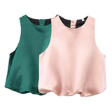 Fongt New Double-Sided Round Collar Blouse 3641859 Elastic Casual Trousers 3641860