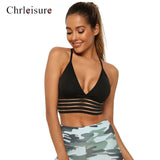 Sexy Push Up Fitness Bra V-neck Solid Workout Brathable Seamless Underwear Backless Bras