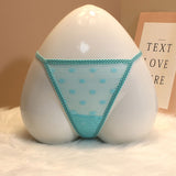 Fongt And Korean Transparent Lace Thong Women Feel Scarless Solid Color Dots To See The Hot High-Sladen Shorts
