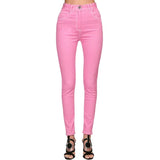 QUALITY Newest 2023 Designer Jeans Women's Top Stitching Contrast Pink Denim Jeans