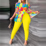 Fongt 2024 Women's Clothing Explosion Two Sets Of Irregular Fashion Trousers