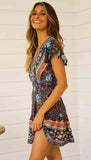 Sleeveless V-Neck Spaghetti Strap