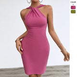 Fongt Summer Solid Color Lace Splicing Elegant Slings Bras Oversized Dress Dress Woman