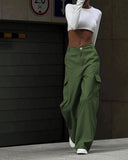 Fongt Autumn And Winter New Commuter High-Waisted Trousers Casual Trousers Women