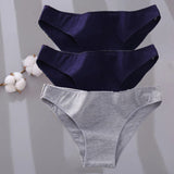 Sexy Low Waist Cotton Panties Female Underpants Solid Breathable Comfortable Women Underwear Ladies Pantys