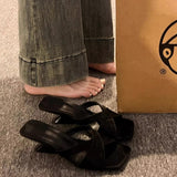 Fongt Women 2025 New Wearing Fashion High-End Silver Heels High Heels Summer With Skirt Cool Drag Temperament