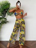 2025 New Swimsuit Sexy Bikini Trousers Three-Piece Split Lady Swimsuit