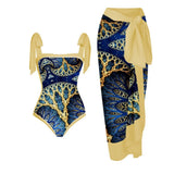 Fongt One-Piece Bikini Suit Women's Bikini Three-Piece