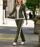 Fongt New Long-Sleeved Casual Color Set Women's Clothing