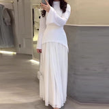 Fongt 2023 New Silk Band With Waist And Thin Top Suit-Outfit