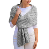 Fongt Women Knitted Shawl Scarf Autumn And Winter New Women's Scarf Women's