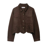 Fongt Homemade New Women's Clothing Coat With Velvet Texture Effect Coat