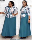 African Print Dresses for Women Dress Dashiki Patchwork Pleated African Clothes Retro Plus Size Africa Clothing Christmas