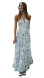 Chiffon Sleeveless Stitching Big Swing Long