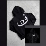 Fongt Jersey Trousers Letter Spider Web Print Hoodie Lady Harajuku Style Hoodie