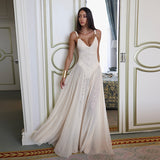 Fongt Autumn 2024 New Sexy Dress Famous Style Temperament Holiday Body Mesh Dress A Swing