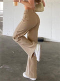 flared jeans with a fixed