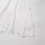 Spring Style Laminated Poplin Sling Dress At The Back 2673072-Outfit
