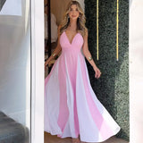 Fongt Women's Clothing Pure Color Sling With Sexy Temperament Fashion Dress In Summer 2025